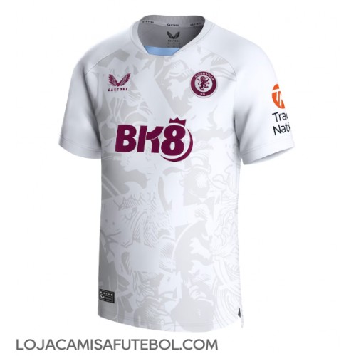 Camisa de Futebol Aston Villa Equipamento Secundário 2023-24 Manga Curta